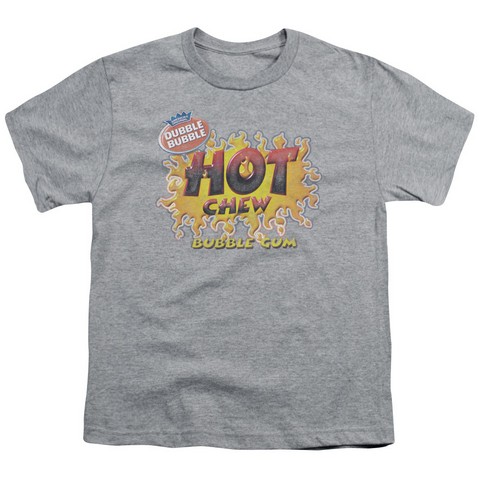 Dubble Bubble-Hot Chew - Short Sleeve Youth 18-1 Tee - Heather & Large