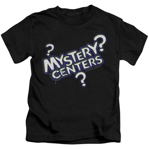Dubble Bubble-Mystery Centers - Short Sleeve Juvenile 18-1 Tee - Black, Medium 5-6