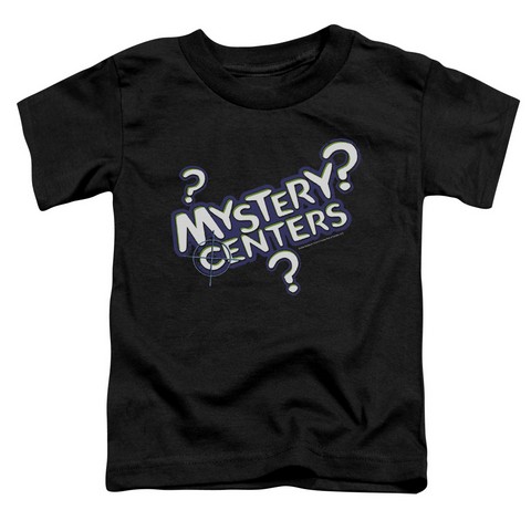 Dubble Bubble-Mystery Centers - Short Sleeve Toddler Tee - Black- Small 2T