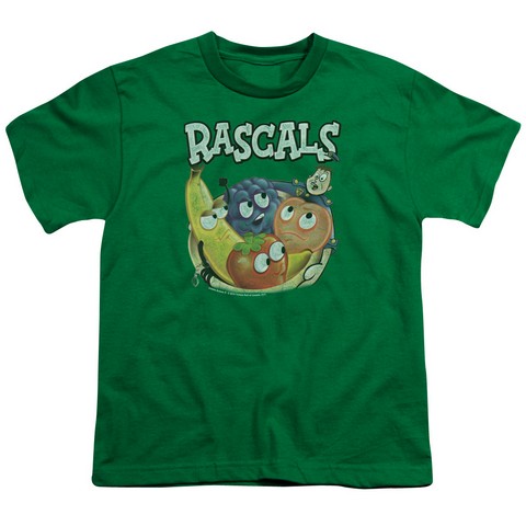 Dubble Bubble-Rascals - Short Sleeve Youth 18-1 Tee - Kelly Green- Medium