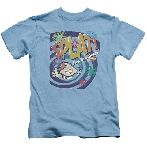 Dubble Bubble-Splat Jawbreakers - Short Sleeve Juvenile 18-1 Tee - Carolina Blue- Small 4