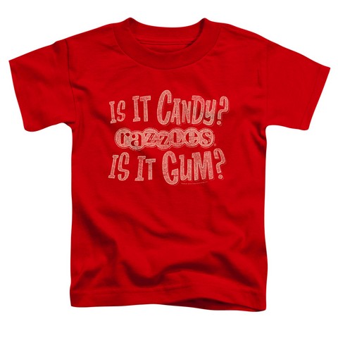 Razzles-What Is This - Short Sleeve Toddler Tee - Red- Small 2T