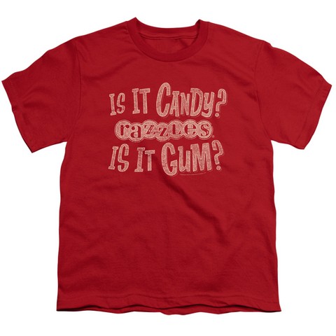 Razzles-What Is This - Short Sleeve Youth 18-1 Tee - Red- Small