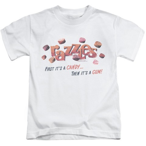 Dubble Bubble-A Gum And A Candy - Short Sleeve Juvenile 18-1 Tee - White & Small 4
