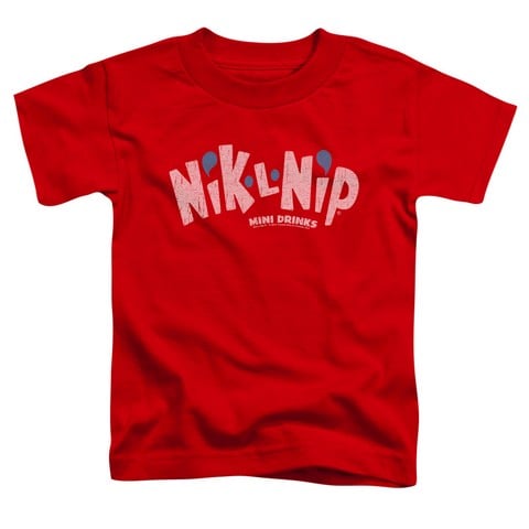 Dubble Bubble-Distressed Logo - Short Sleeve Toddler Tee - Red- Small 2T