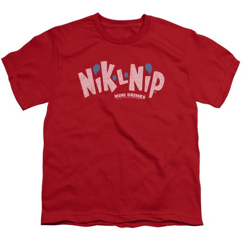 Dubble Bubble-Distressed Logo - Short Sleeve Youth 18-1 Tee - Red- Small