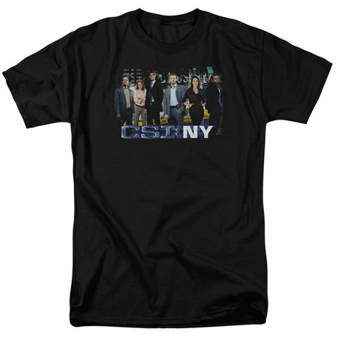 Csi Ny-Cast - Short Sleeve Adult 18-1 Tee - Black- 3X