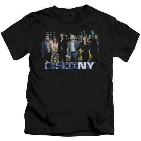 Csi Ny-Cast - Short Sleeve Juvenile 18-1 Tee - Black- Small 4