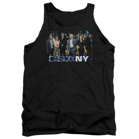 CSI NY-Cast - Adult Tank Top - Black- Small