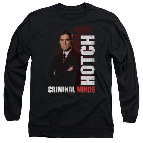 Criminal Minds-Hotch 18-1 Tee - Black- Medium