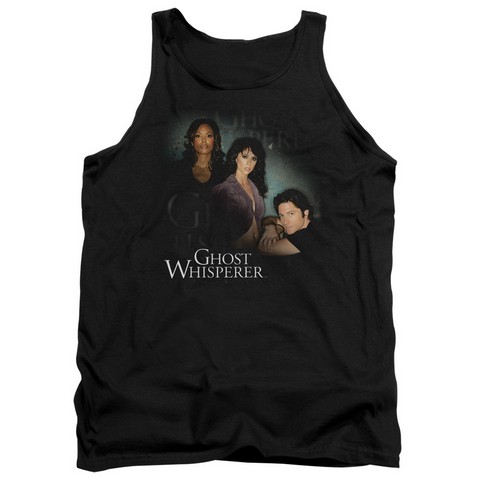 Ghost Whisperer-Diagonal Cast - Adult Tank Top - Black- Medium