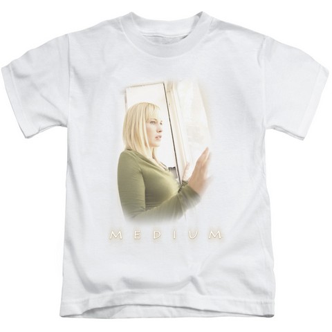 Medium-White Light - Short Sleeve Juvenile 18-1 Tee - White & Small 4