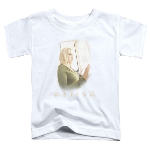 Medium-White Light - Short Sleeve Toddler Tee - White & Large 4T