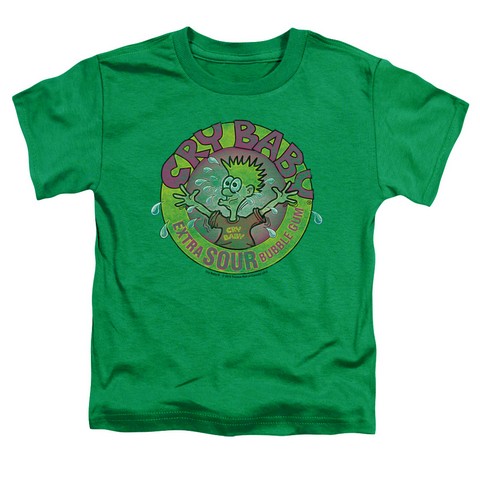 Dubble Bubble Logo - Short Sleeve Toddler Tee - Kelly Green- Small 2T
