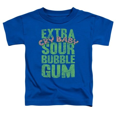 Dubble Bubble-Extra Sour - Short Sleeve Toddler Tee - Royal- Large 4T
