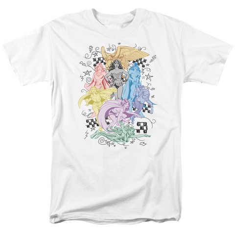 Dc-Super - Short Sleeve Adult 18-1 Tee - White & Extra Large