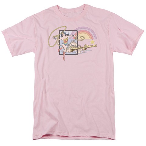 Dc-Island Princess - Short Sleeve Adult 18-1 Tee - Pink- Medium