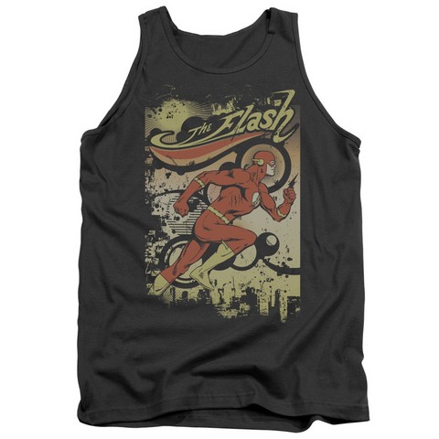 Dc-Just Passing Through - Adult Tank Top - Charcoal- Medium
