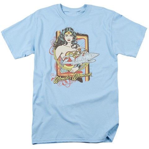 Dc-Invisible Jet - Short Sleeve Adult 18-1 Tee - Light Blue- 2X