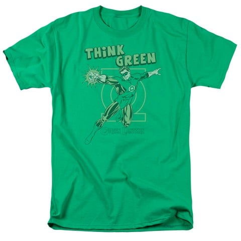 Dc-Think Green - Short Sleeve Adult 18-1 Tee - Kelly Green- Medium