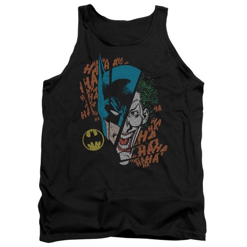 Dc-Broken Visage - Adult Tank Top - Black- Large