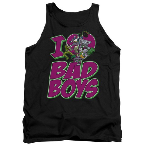 Dc-I Heart Bad Boys - Adult Tank Top - Black- Medium