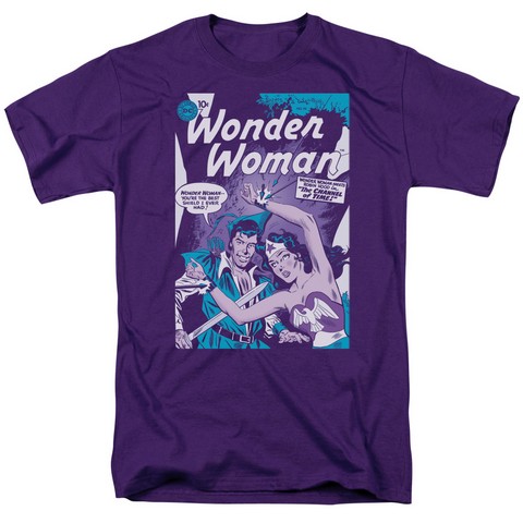 DC-Human Shield - Short Sleeve Adult 18-1 Tee - Purple- Medium