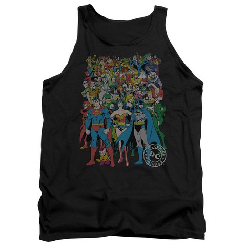 Dc-Original Universe - Adult Tank Top - Black- Medium