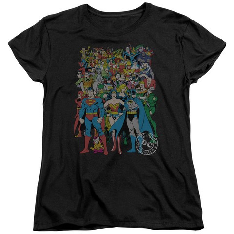 Dc-Original Universe - Short Sleeve Womens Tee - Black- 2X -  Trevco, DCO373-WT-5