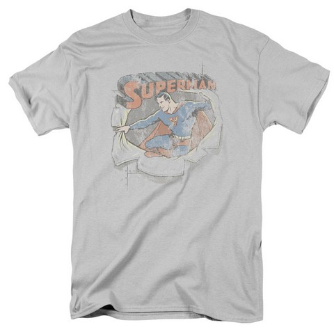 Dc-Ripping Steel - Short Sleeve Adult 18-1 Tee - Silver- 2X