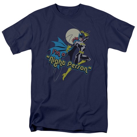 DC-Night Person - Short Sleeve Adult 18-1 Tee - Navy- Medium