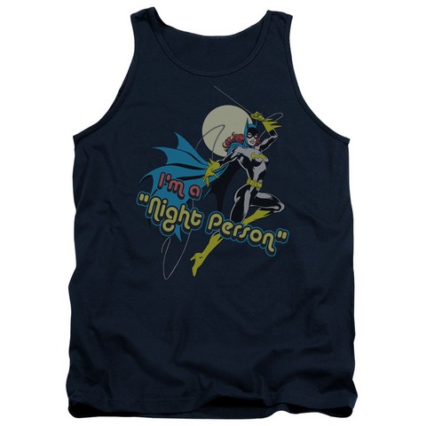 Dc-Night Person - Adult Tank Top - Navy- 2X