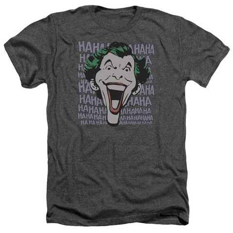 Dc-Dastardly Merriment - Adult Heather Tee - Charcoal- Large