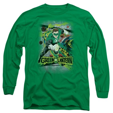 Dc-Space Sector 2814 - Long Sleeve Adult 18-1 Tee - Kelly Green- Medium