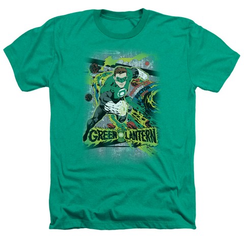 Dc-Space Sector 2814 - Adult Heather Tee - Kelly Green- Large