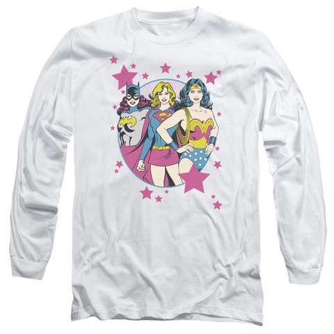 DC-We Are Superior - Long Sleeve Adult 18-1 Tee - White & Extra Large