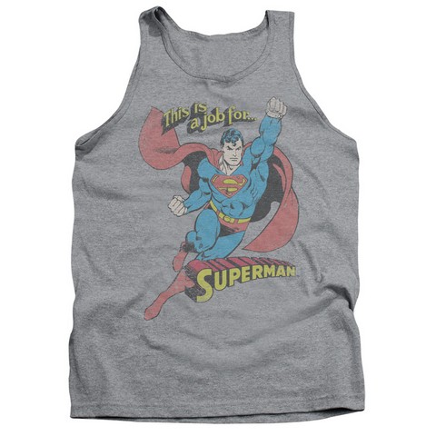 Dc-On The Job - Adult Tank Top - Heather & Small