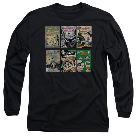 Dc-Ww Covers - Long Sleeve Adult 18-1 Tee - Black- Extra Large