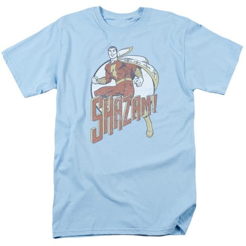 Dc-Stepping Out - Short Sleeve Adult 18-1 Tee - Light Blue- Large