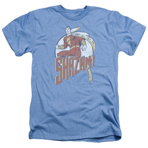DC-Stepping Out - Adult Heather Tee - Light Blue- 2X