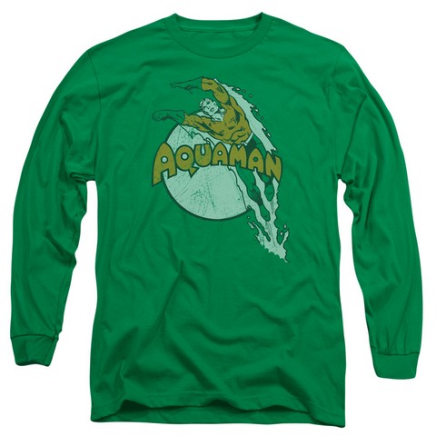 Dc-Splash - Long Sleeve Adult 18-1 Tee - Kelly Green- Medium