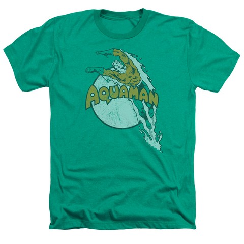 Dc-Splash - Adult Heather Tee - Kelly Green- Medium