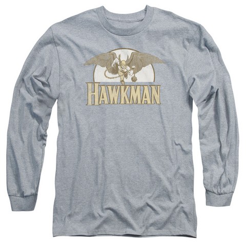 Dc-Fly By - Long Sleeve Adult 18-1 Tee - Heather & Small