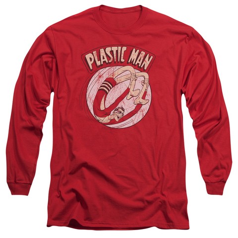 Dc-Bounce - Long Sleeve Adult 18-1 Tee - Red- Extra Large