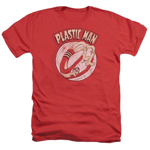 Dc-Bounce - Adult Heather Tee - Red- Extra Large