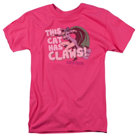 Dc-Claws - Short Sleeve Adult 18-1 Tee - Hot Pink- Small