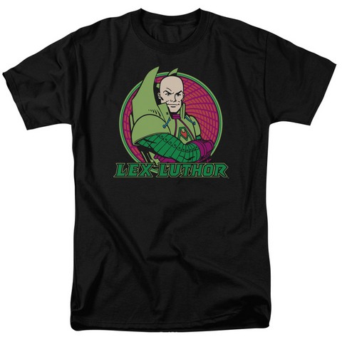 Dc-Lex Luthor - Short Sleeve Adult 18-1 Tee - Black- 4X
