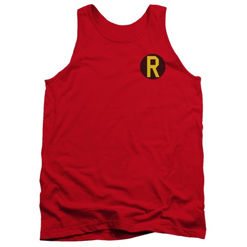 Dc-Robin Logo - Adult Tank Top - Red- Extra Large