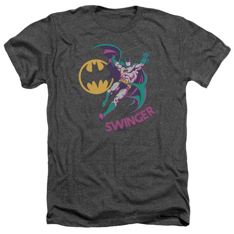 Dco-Swinger - Adult Heather Tee - Charcoal- Extra Large
