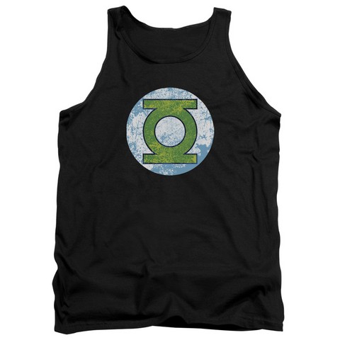 Dco-Gl Neon Distress Logo - Adult Tank Top - Black- Small